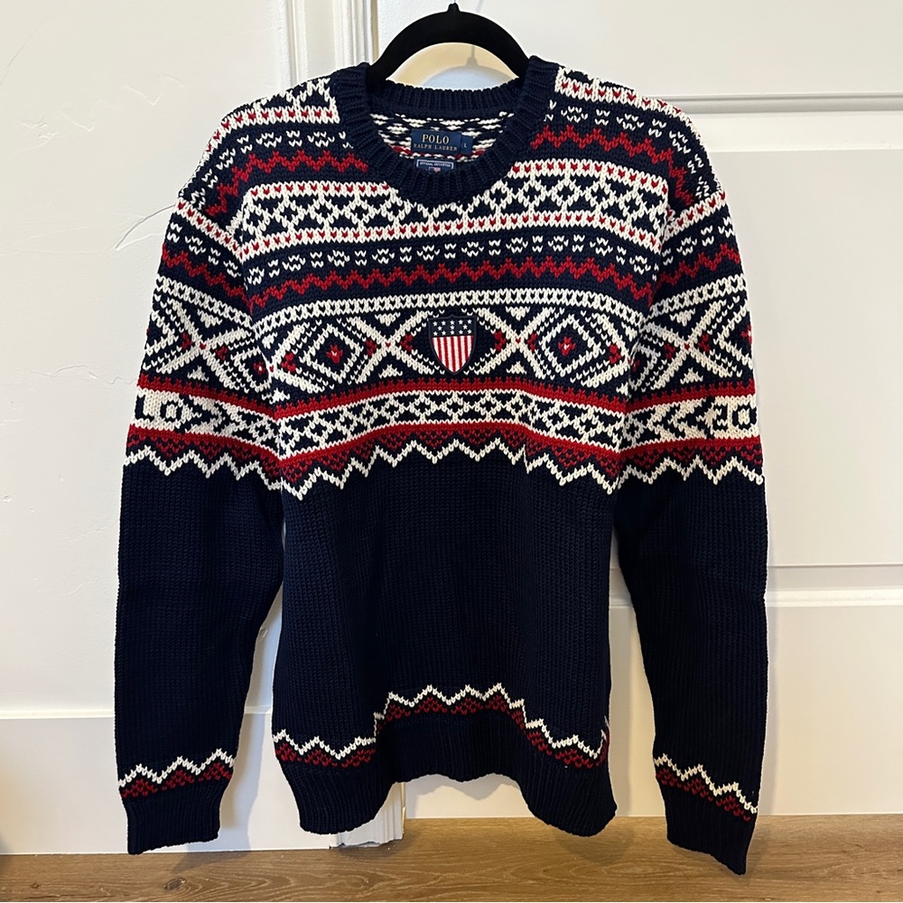 Men’s Official USA Opening ceremonies sweater Polo Ralph Lauren